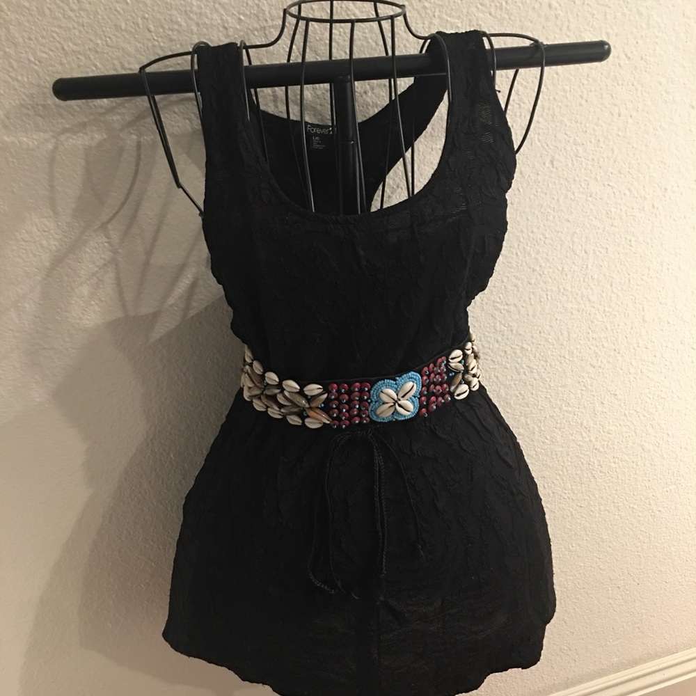 Racerback Black Dress.